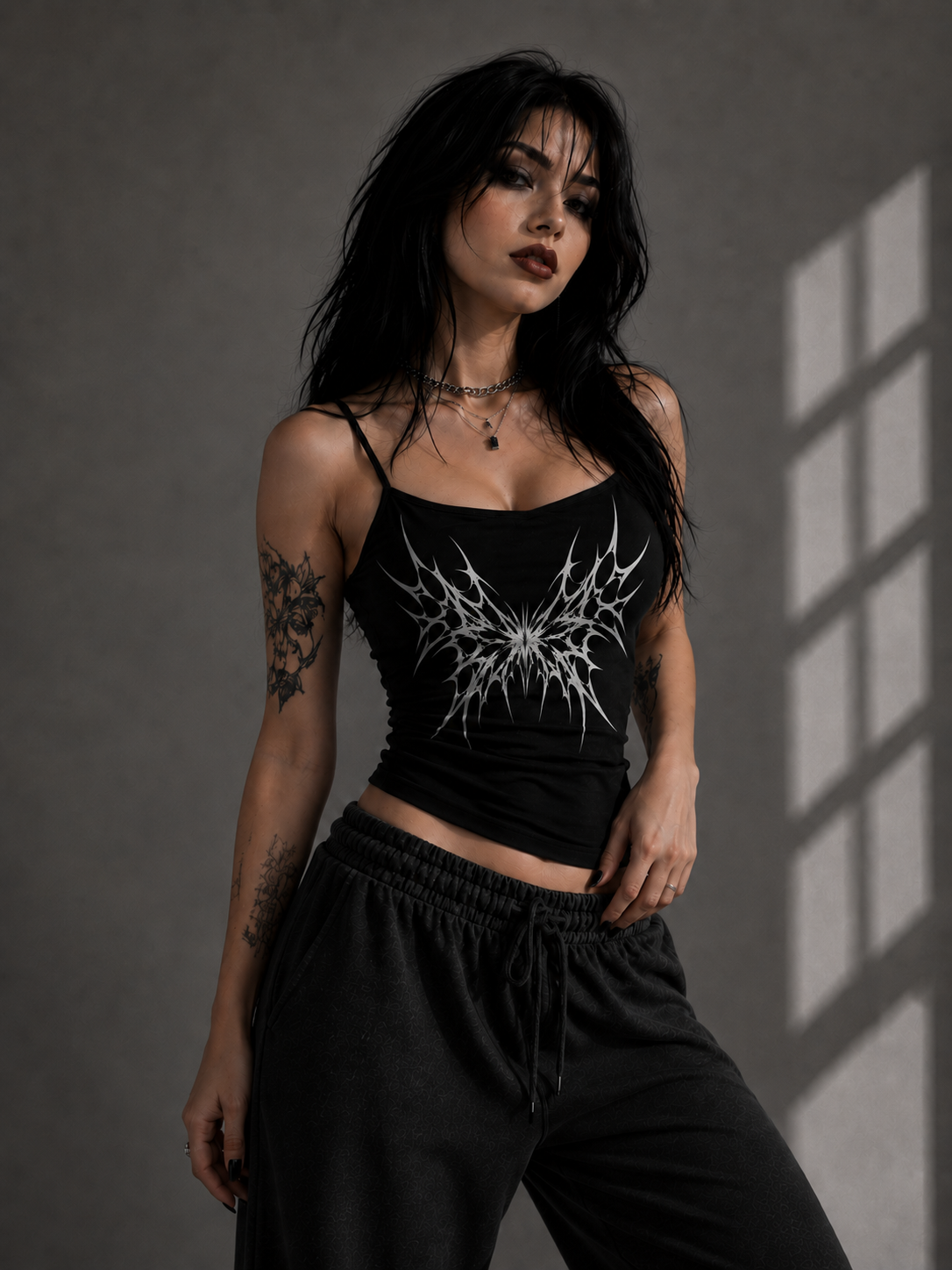 Débardeur Dark Alternatif - Croix Néo Tribal