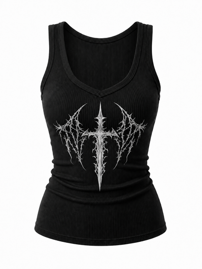 Débardeur Alternatif "Winged Cross"