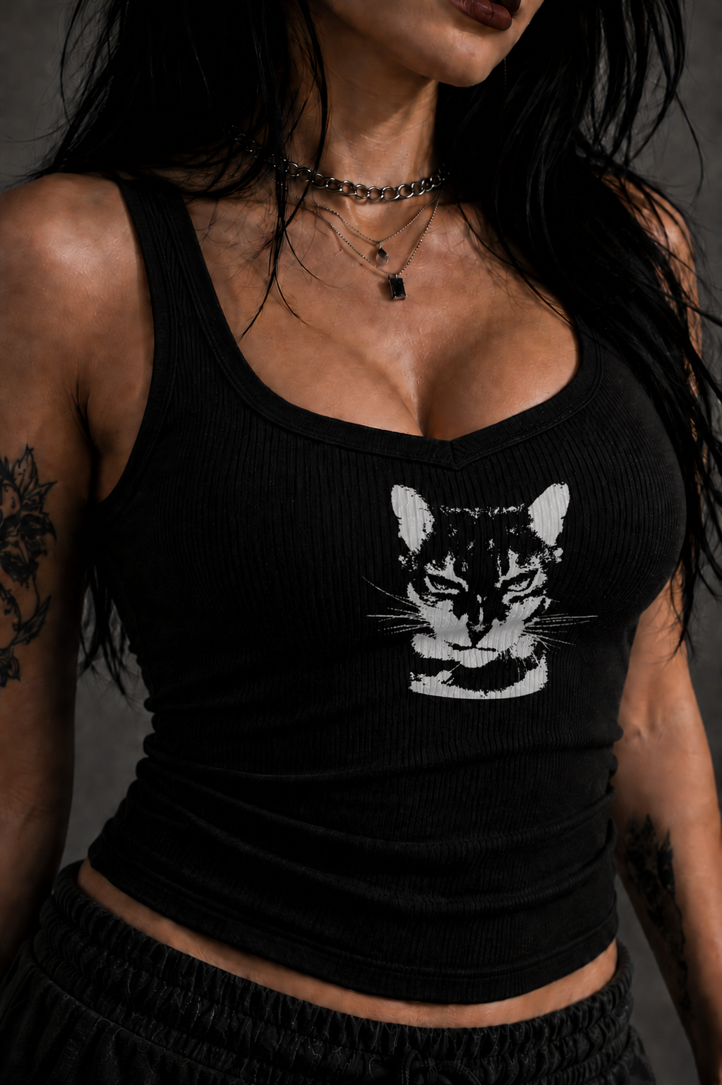 Débardeur Alternatif "Mogging Cat"