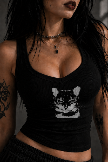 Débardeur Alternatif "Mogging Cat"