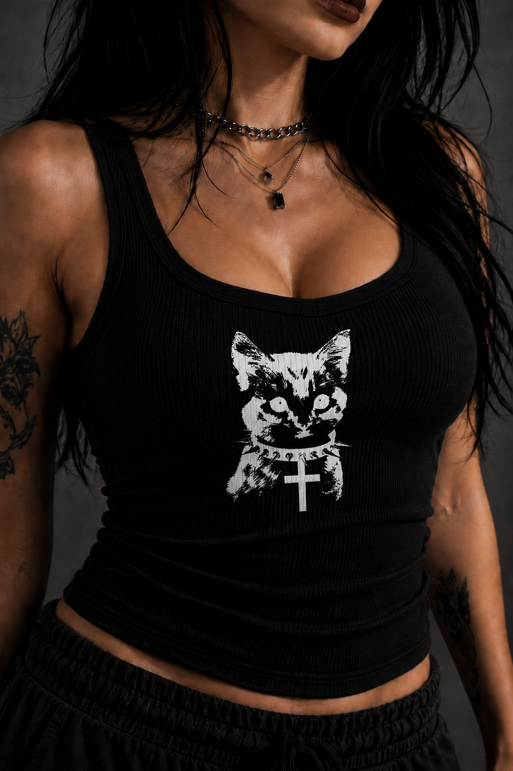 Débardeur Alternatif "Cute-Cat"