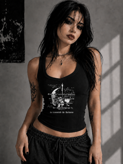 Débardeur Alternatif "TypoSkull"