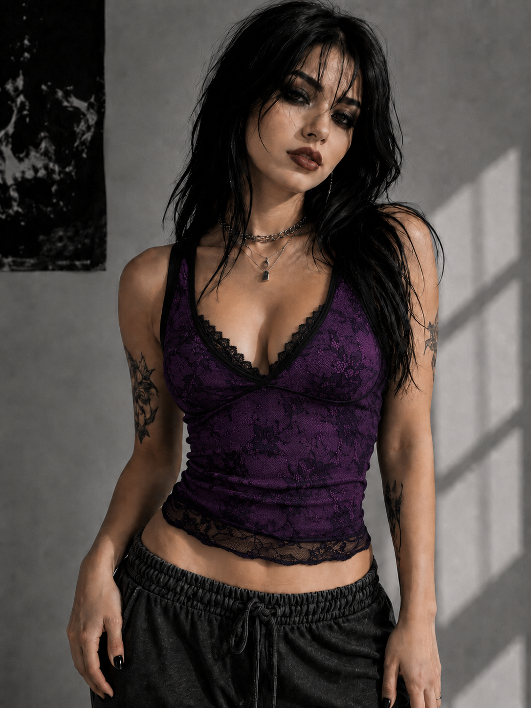 Haut en Dentelle Floral